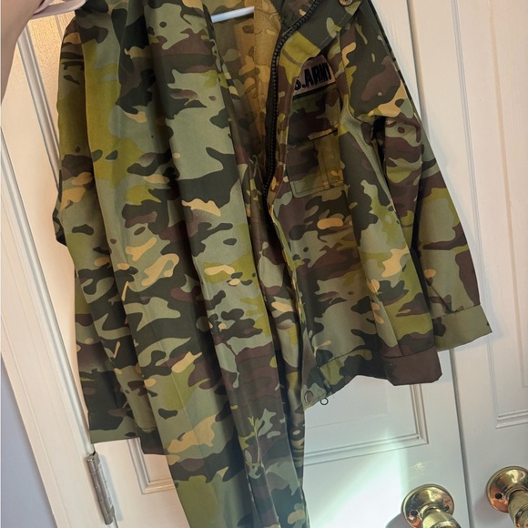🪖 Metemot Kids Army Role Play Set Costume – Camo Jacket & Vest (Size M) LIKE NEW - Picture 5 of 16